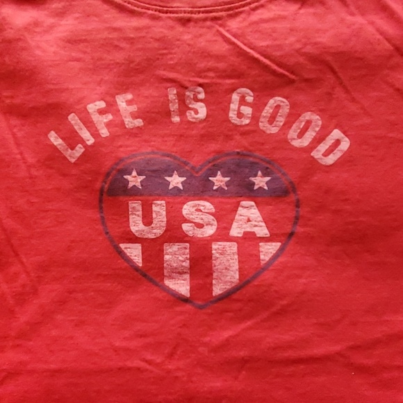 Life Is Good Shirts & Tops Life Is Good Usa Tshirt Poshmark